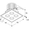 TAL B4 NXT IN WC TORSION recessed spot