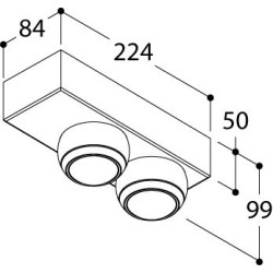 TAL BERRIER JUNIOR SURFACE MOUNTED CI ceiling lamp