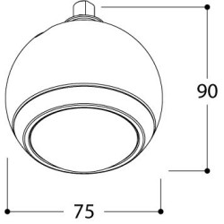 TAL BERRIER JUNIOR SURFACE MOUNTED M10 ceiling lamp