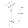 TAL BERRIER JUNIOR SUSPENSION THIN WIRE TRACK 48V track lighting