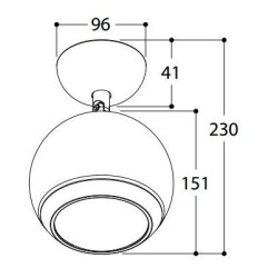 TAL BERRIER NXT Ceiling Mounted ceiling lamp