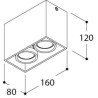 TAL DJANGO 2 ORIENTABLE GU10 ceiling lamp