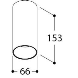 TAL FUNNEL ON 150 GU10 ceiling lamp