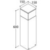 TAL MENHIR B.I.G. 600 garden pole