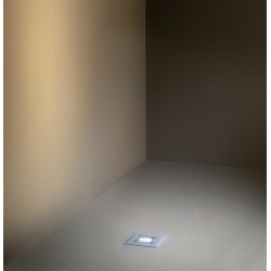 TAL MINI OBO SQUARE LUXEON M WC CLEAR GLASS recessed spot