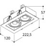 TAL MINI TOMMY 2 BEAUFORT recessed spot