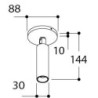 TAL NOBEL ELBOW ON BASE 350mA ceiling lamp