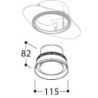 TAL ORBITAL IP65 TRIMLESS - FLOW CONTROL - recessed spot