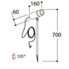 TAL PULSAR PIN garden pole