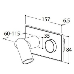 TAL Select 1DMicroscoop Universal + Microscoop wall lamp