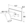 TAL Select 1TMicroscoop 24V-250V push button wall lamp