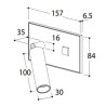 TAL Select 1TNobel 24V-250V push button wall lamp
