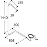 TAL SNAKE LUX M DIMMER ON MAINSCORD floor lamp