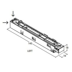 TAL TRACK 48V - FEED LEFT