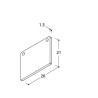 TAL TRACK 48V SURFACE - END CAP 