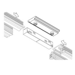 TAL TRACK 48V TRIMLESS - MECHANICAL COUPLER 