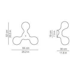 Kundalini ATOMIUM WALL Wall lamp