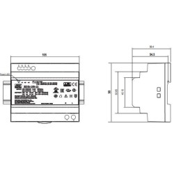 Integratech LED voeding 24VDC 150W DIN-rail