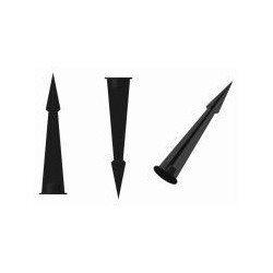 Integratech Ground spike for floodlight Evolve 25cm black