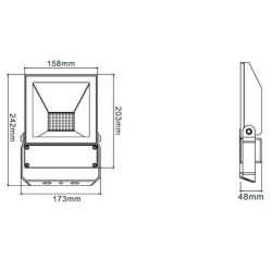 Integratech LED floodlight QT 50W