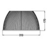 Integratech Prisma reflector pc 100° klokarmatuur PHB 75/100W