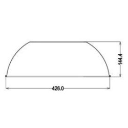 Integratech reflector 60° klokarmatuur PHB 150W