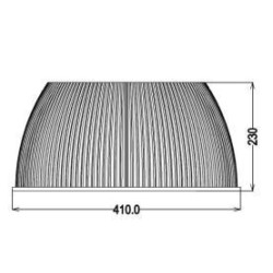 Integratech Prisma reflector pc 100° PHB 200/240W