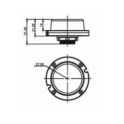 Integratech Microwave sensor IP65 max 15m voor PHBP