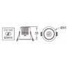 Integratech Inbouwspot Deep low UGR 5W
