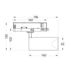 Integratech Tracklight F1 35W CRI90 intrack driver