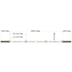Integratech LED strip dotsfree 336LED/m 2110 24V IP67 RGB 5m