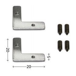 Integratech Koppeling 90° platte hoek ICORN/OCORN