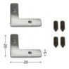 Integratech Koppeling 90° platte hoek ICORN/OCORN