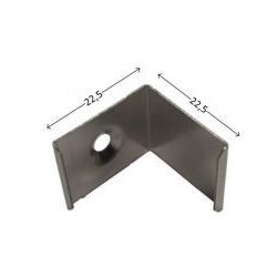 Integratech Montagebeugel inox L304 voor profiel 45
