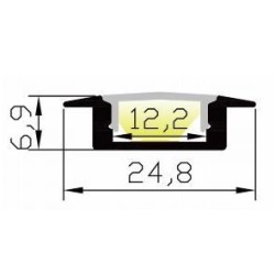 Integratech LED profiel inbouw RSL7 Complete kit