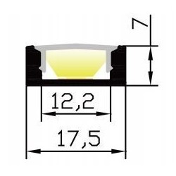 Integratech LED profiel SL7 Complete kit