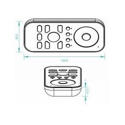 Integratech Kit afstandsbediening RF bi-color 24VDC 4 zones