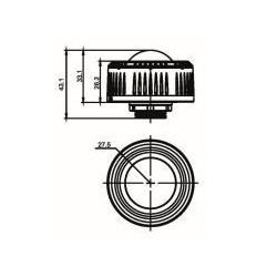 Integratech PIR sensor IP65 max 12m voor FHBP