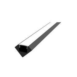 Integratech Profile ALU45 black 2m Milky incl. accessories