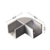Integratech Hoekverbinding 90gr profiel SL15