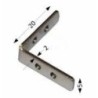 Integratech Koppelstuk 90° verticaal voor SL Flat profiel SLF1512