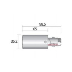 Integratech Voeding links voor univ 3 fase rail 7p