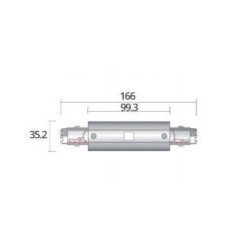 Integratech Middenvoeding voor universele 3 fase rail 7p
