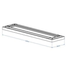 Integratech Opbouwframe LEDpaneel 30x120