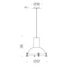 Nemo Projecteur 365 IP 30 (indoor) Suspension lamp