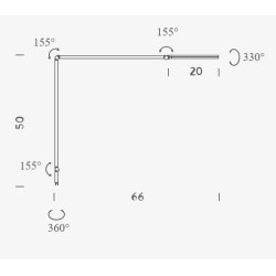 Nemo UNTITLED Linear Table lamp / wall lamp