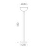 Nemo AM2C Floor lamp