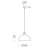 Nemo AM4C Suspension lamp
