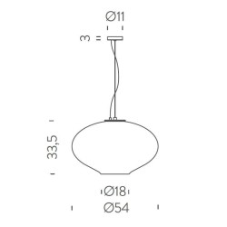Nemo Anita Suspension lamp