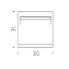 Nemo Borne Béton Petite outdoor IP44 Floor lamp